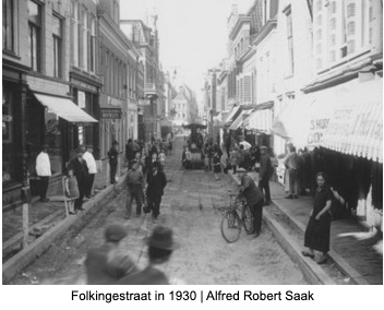 HistorieGro's tweet photo. Folkingestraat (1930) https://t.co/68oWisx6KR