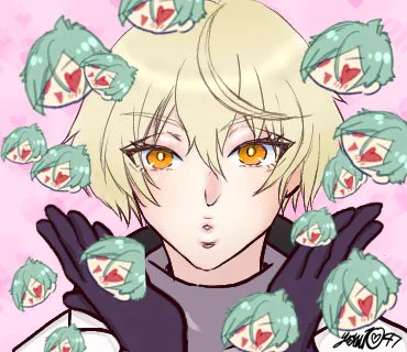【イラスト】ちゅ!✧ 
