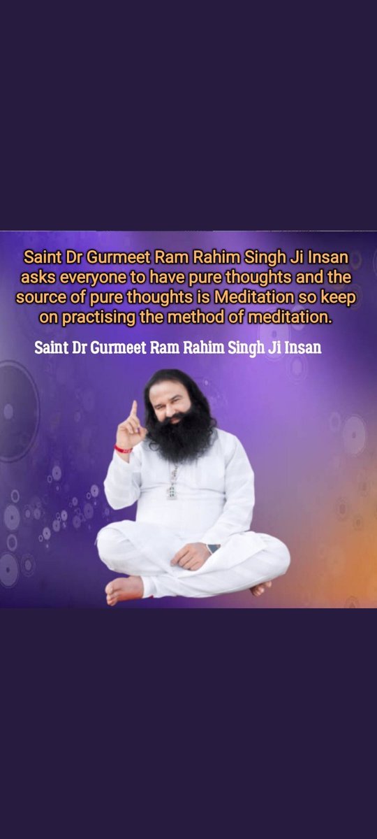 Saint Gurmeet Ram Rahim Ji guides millions of people and tells that meditation can help fight every struggle. This helps to boost our confidence and gets rid of negative thoughts and maintaining spiritual health.
#FightDepression