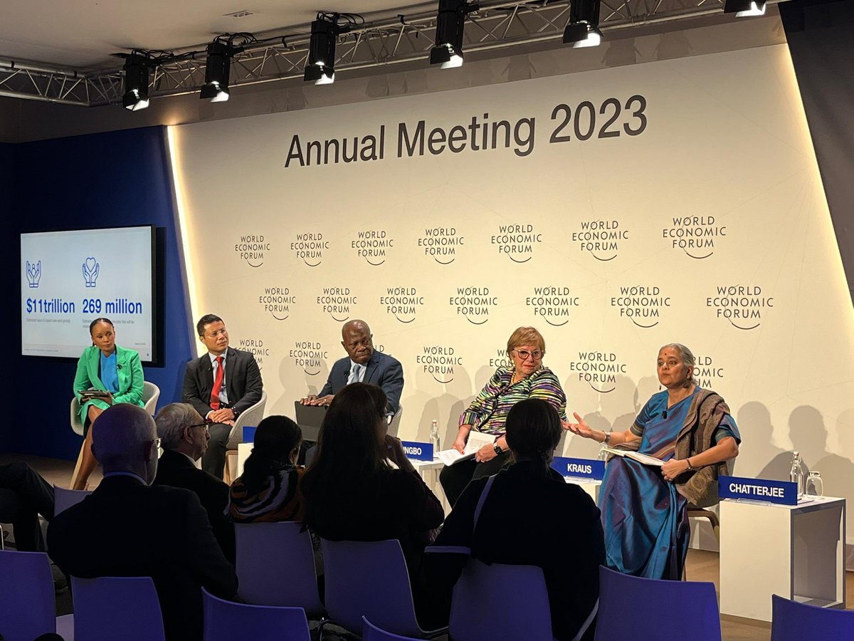 SEWA Cooperative Federation (@sewafed) on Twitter photo “Women’s incomes inc by 50% when care services are available. Investing in care is investing in women’s economic empowerment,” Mirai Chatterjee, our Chairperson at the $11 Trillion Oppurtunity in the Care Economy panel <a href="/Davos/">World Economic Forum</a> today! “Women’s incomes inc by 50% when care services are available. Investing in care is investing in women’s economic empowerment,” Mirai Chatterjee, our Chairperson at the $11 Trillion Oppurtunity in the Care Economy panel <a href="/Davos/">World Economic Forum</a> today!