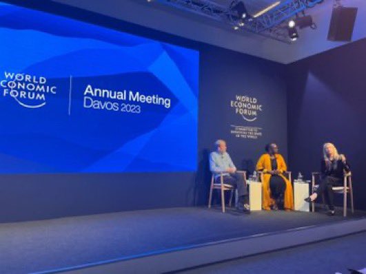 DavaExplorer's tweet photo. I met a new leader and friend today @ushahidi executive director @AngieNicoleOD and re-connected with an existing inspiring friend and leader @Will4Planet moderating #WEF23 ‘Earth Data Revolution’ @Davos #Climate4All #Action4All @medialab @MIT https://t.co/arxfCBcj9P