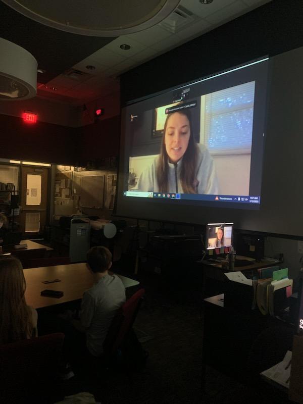 Been a big week for the intro kids. Writing feature interviews and got to interview former <a href="/BElivewire/">Livewire</a> editor <a href="/haley_steinmetz/">Haley Steinmetz</a> and Male counselor and Bullitt East legend <a href="/DanaSteinmetz/">Dana Steinmetz</a>.