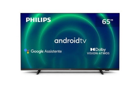 10contasso's tweet image. Oferta! Smart TV Philips 65" 4K UHD LED Android TV 60Hz 65PUG7406/78  de de R$ 4999.00 por R$ 3.699,00! oferta.vc/v2/19ea286f13 #ofertas #girafa #tvled