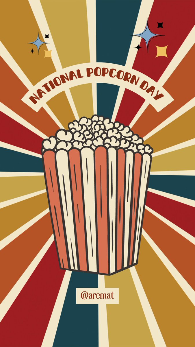AREMATASOCIAC's tweet photo. Disfruta unas deliciosas palomitas de maíz con alguien especial y comparte información en las redes sociales acerca del Día de las Palomitas de Maíz, con los hashtags #DíadeLasPalomitas #PalomitasdeMaiz #PopcornDay #NationalPopcornDay https://t.co/R12XePpOs8