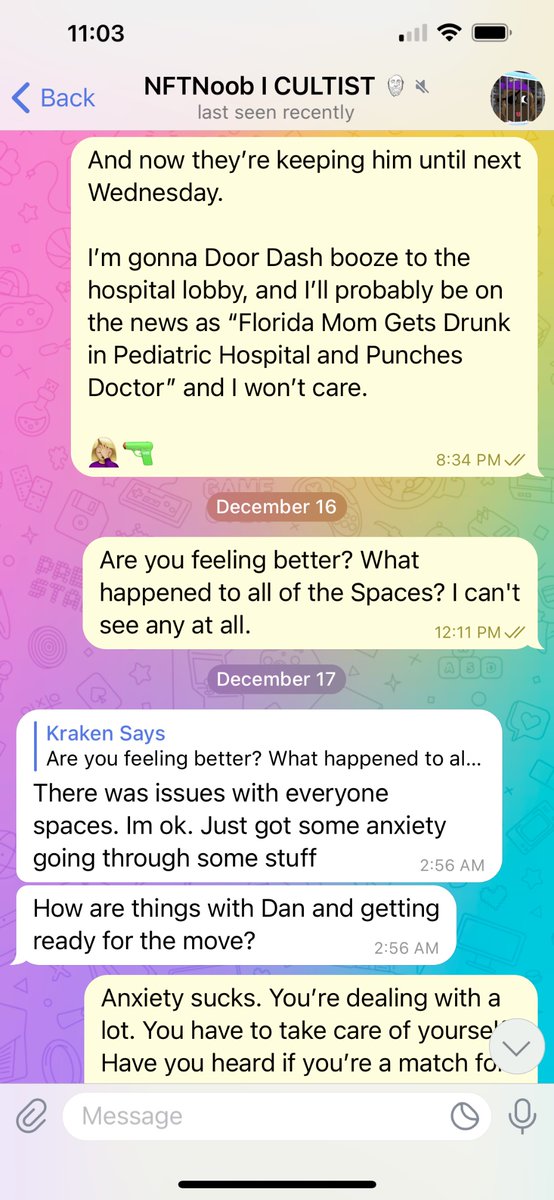 TruthInCult's tweet photo. Noobs and her friends want to post about Goose and having a place for us? She promised a short term loan for a security deposit after 2 hurricanes. Said give notice to landlord. Then said no loan w/a kid in the hospital. Then Goose. ALL LIES.  Here’s some of the truth. https://t.co/4lvgAMwyDz