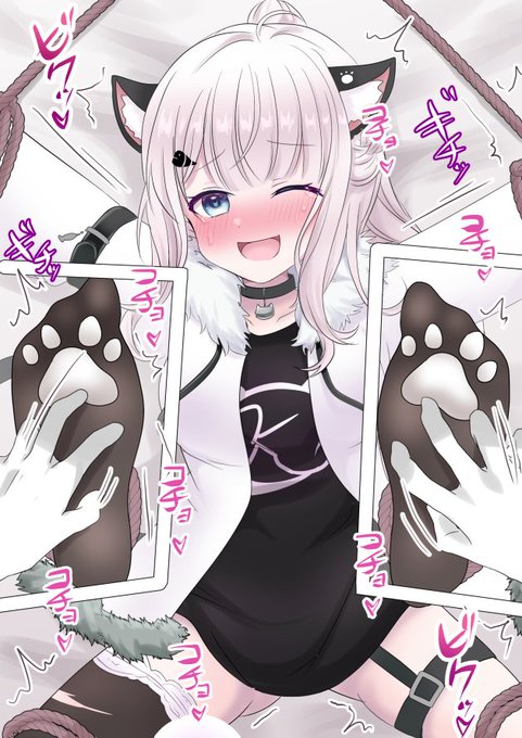 ご依頼いただきました!タイツ足裏くすぐり🐱👣 