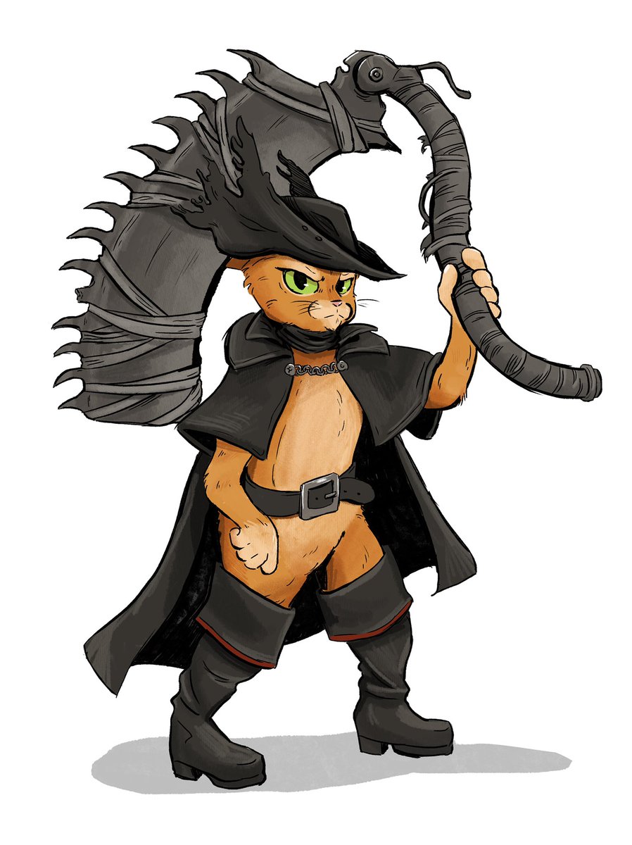 bottledbananas's tweet photo. Okay, hear my out… Bloodborne Puss in Boots 👀
#pussinboots #pussinbootsthelastwish #Bloodborne https://t.co/ZkvZafjIUu