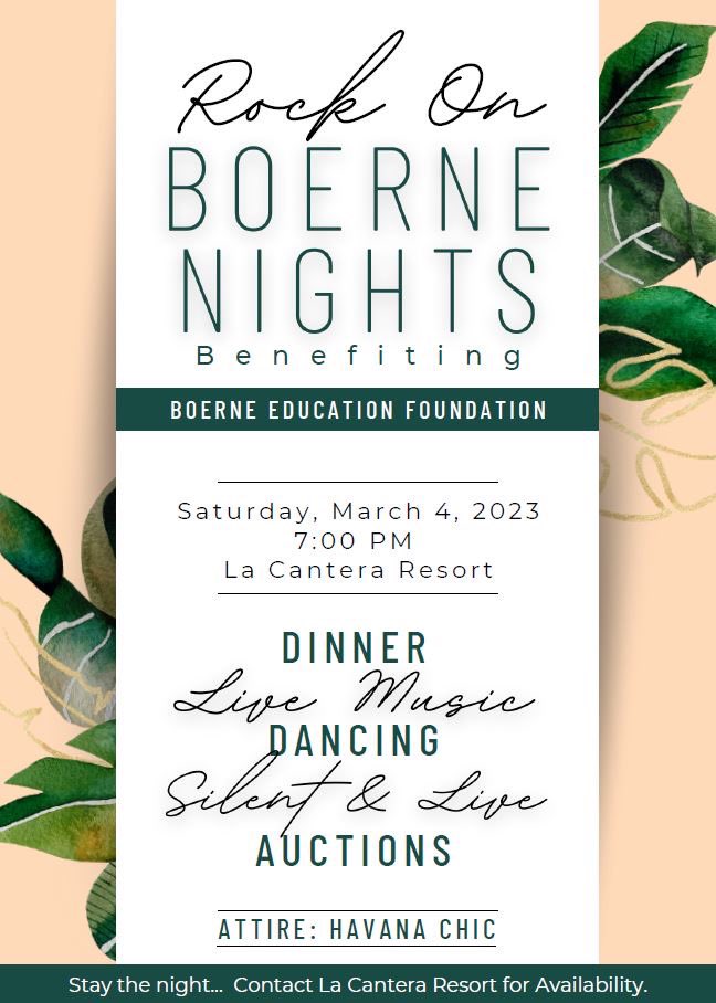 Boerne ISD on Twitter "🔥🔥 Join us for Boerne Education Foundation’s