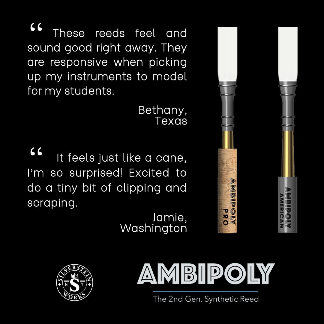 SONBK's tweet photo. AMBIPOLY アメリカン カット オーボエ リード レビュー
AMBIPOLY American Cut Oboe Reed Review
#シルバースタイン #アンビポリ #アンビポリオーボエリード #人造リード #オーボエリード
#silversteinworks #silversteinworksligature #ambipoly #ambipolyreeds #myambipoly #syntheticreed https://t.co/mO0AIkCdrE
