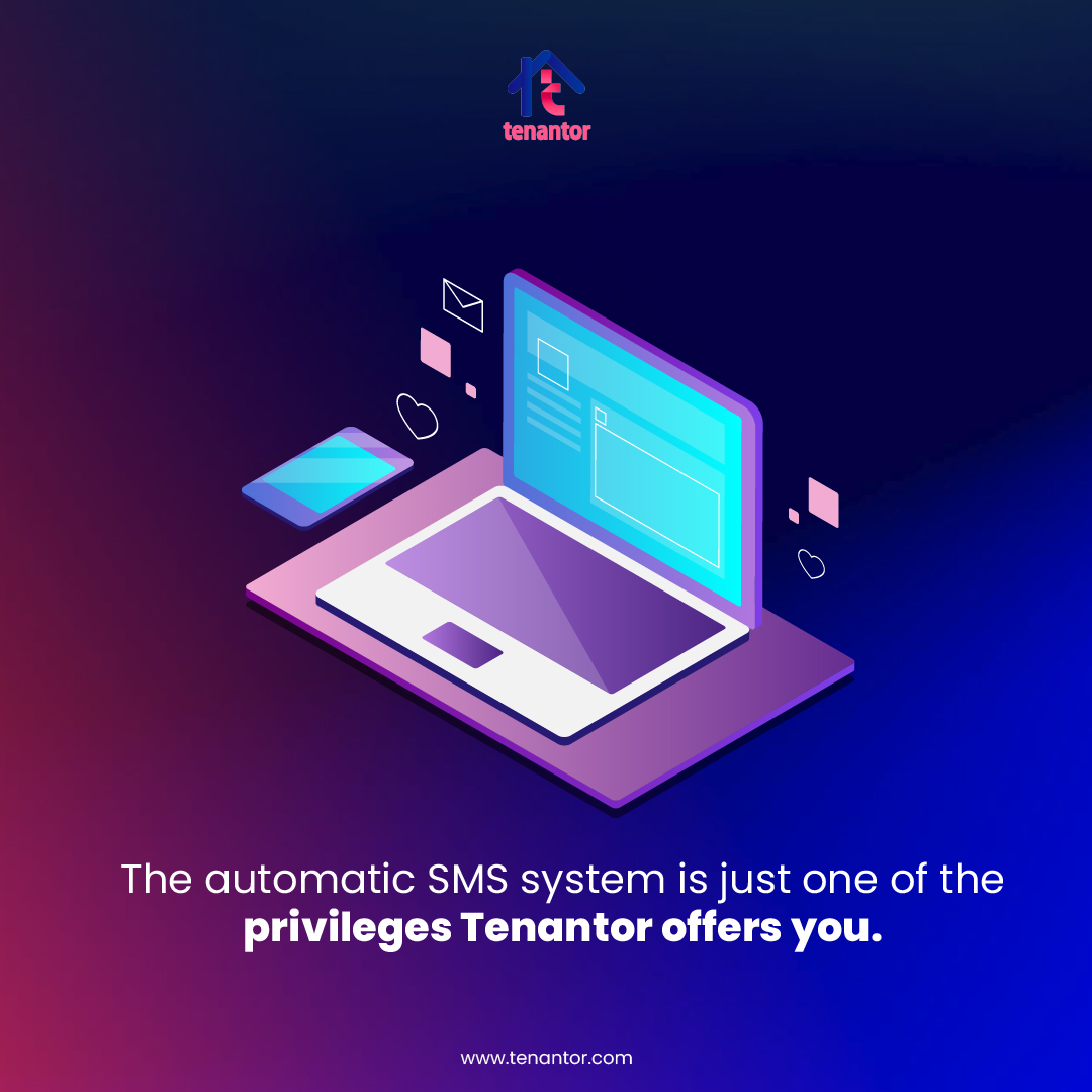 tenantor's tweet photo. What is automatic sms system?
The automatic sms system is just one of the privileges Tenantor offers you.
The system sends a reminder message to tenants whose payment date is approaching or late. 

#tenantor #rentalmanagement #rantaltracking #tenanttracking #propertymanagement https://t.co/pP57AZLDMM