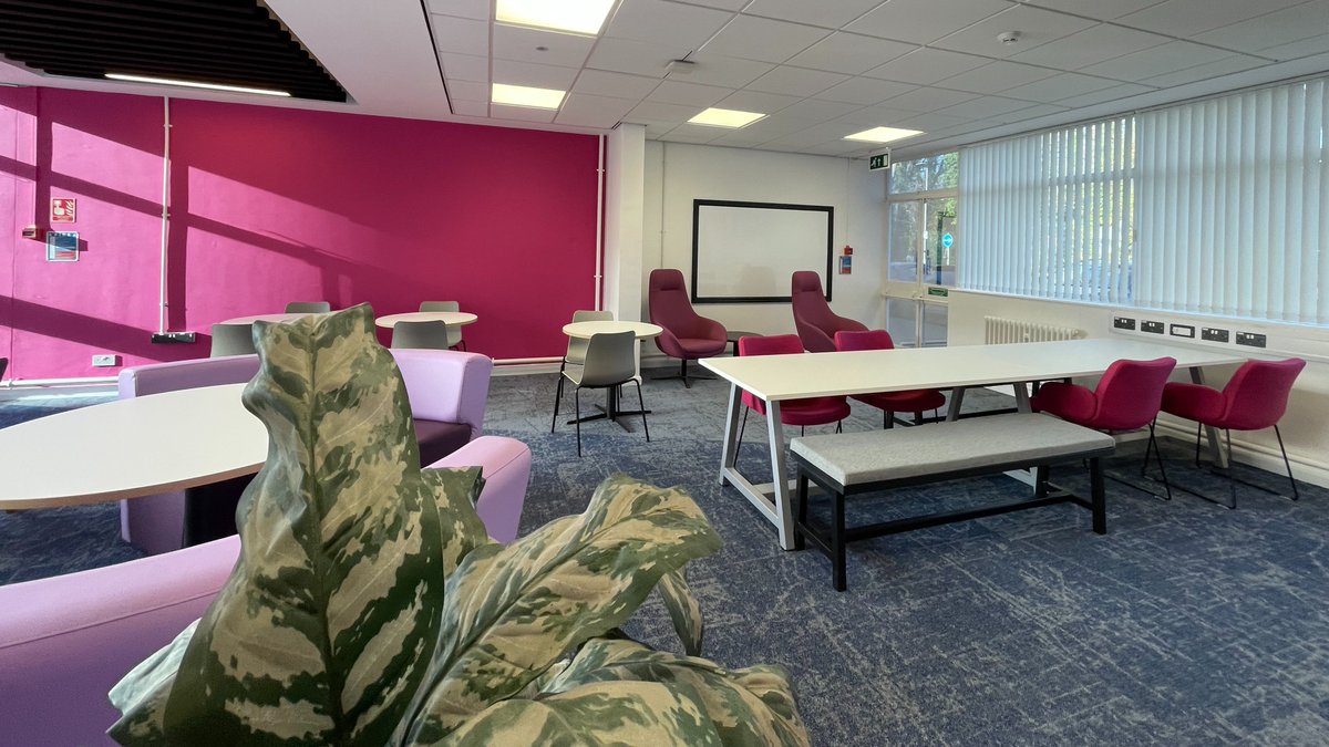 Introducing the brand new 
💜Student Common Room💗at Heath Park Campus! This huge⭐️Student Win⭐️ is a result of partnership work between us &amp; <a href="/cardiffuni/">Cardiff University</a> after years of lobbying for more and improved student spaces at Heath Park. 
1/3 <a href="/HeathParkCSU/">Joshua Tandy SU</a>