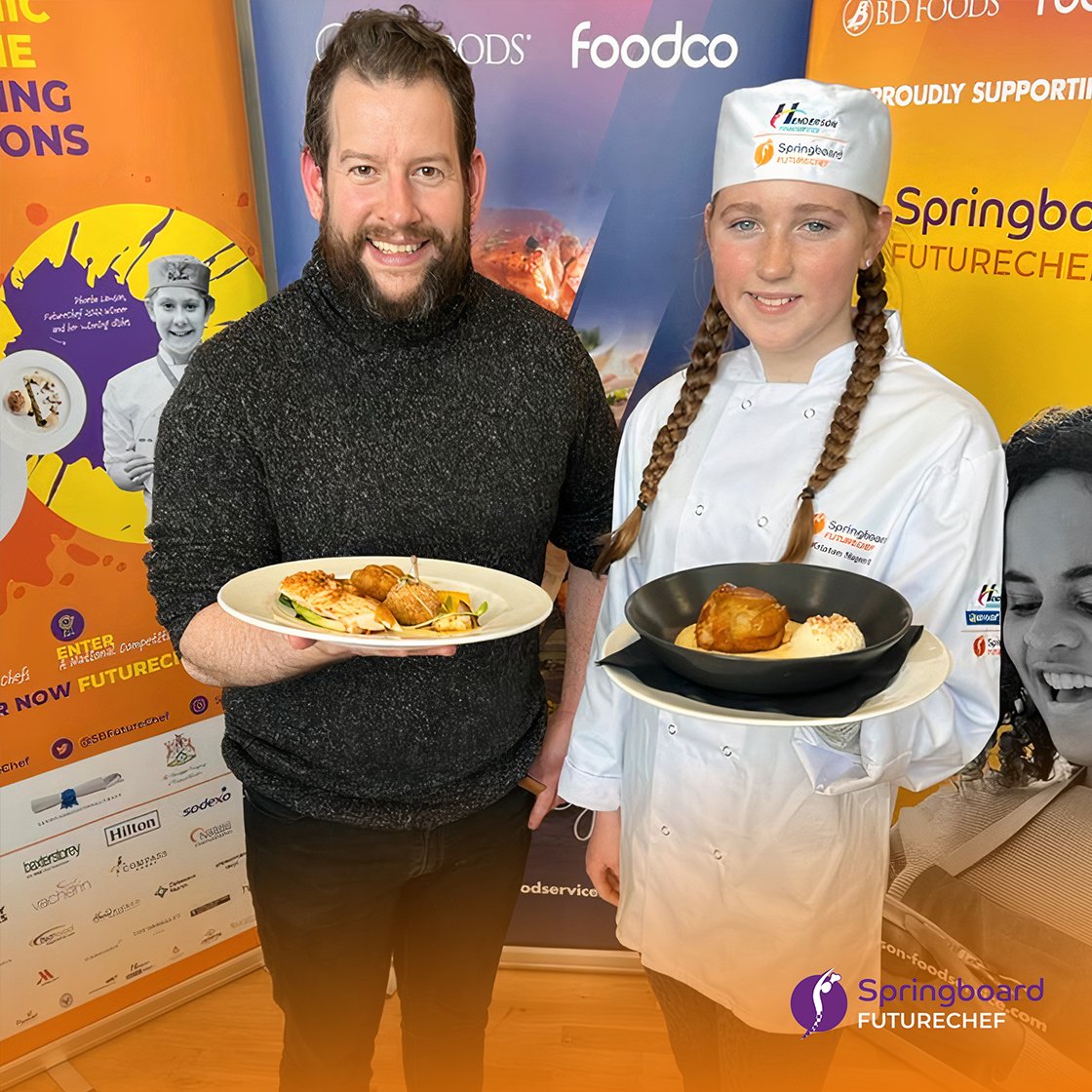 SBFutureChef's tweet image. We held our second Regional Final in Northern Ireland 🍽️

A massive well done to our newest National Finalist, Kristen! 🏆

Kristen will be mentored by @jamesdevine2, ahead of the National Final in March 🙌

#Springboard #FutureChef #NorthernIreland