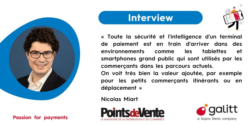 🎙 @MiartNicolas, Managing Director – Consulting chez @Galitt_officiel , a été interrogé par @SylvieDruart , journaliste chez #PointsdeVente pour parler des parcours de #paiements et des expériences d’achat 🚀 ▶️ Pour en savoir plus, c’est ici 👉🏻 lnkd.in/eyq2rd7z