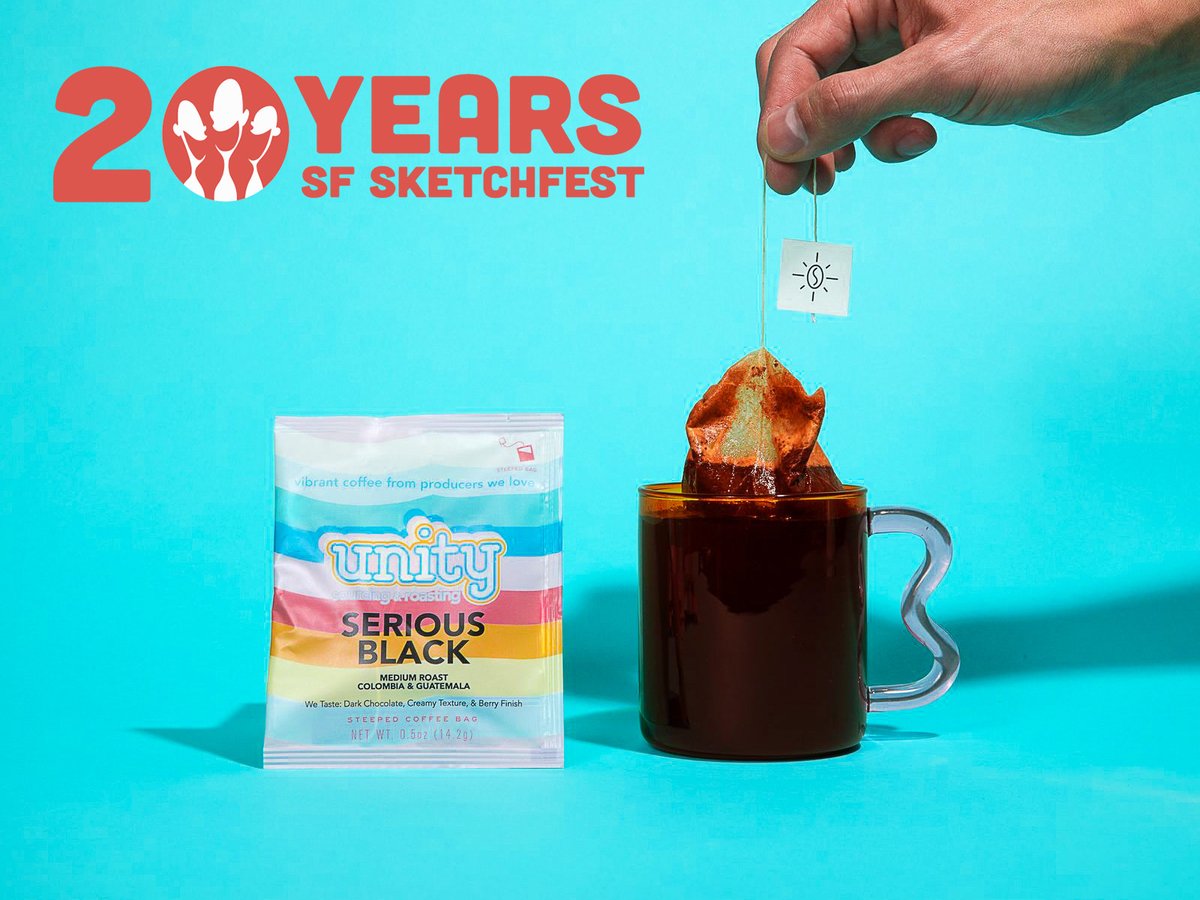 unity_coffee's tweet image. We’re stoked to be back as the coffee supplier for @SFSketchfest with our Steeped coffee packs behind the scenes, keeping the comedians & staff caffeinated so that laughs can be shared with all of you. 🎭
Tickets at sfsketchfest.com
#SFSketchfest #20YearsOfSketchfest