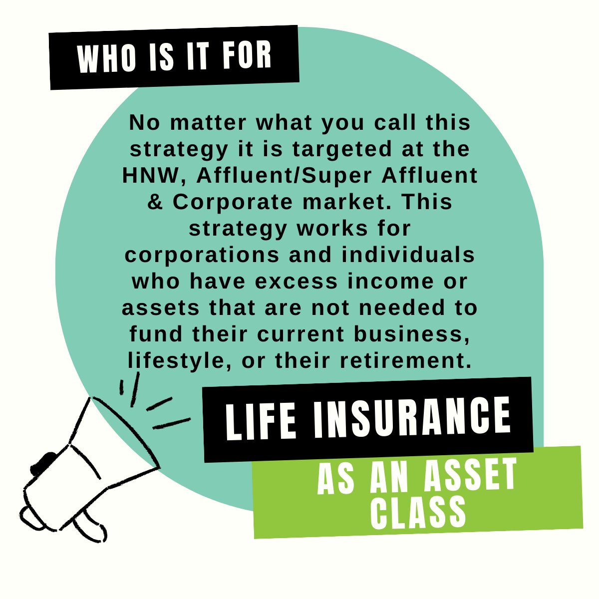 Learn with us! If you want to offer life insurance as an alternative investment asset, who is this strategy designed for? 
Read the full blog here bit.ly/3Z9iOQ2

#insurtech #lifeinsurance #insuranceadvisor #LDA #asset