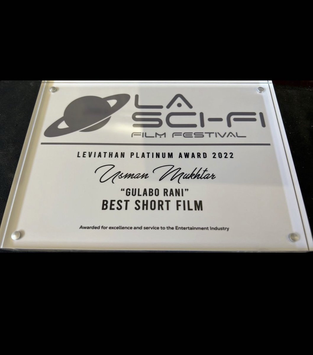 Super excited to announce that Gulabo Rani bagged Best Short Film at the L.A SCI-FI & HORROR Film Festival!! Super Proud of the entire team!!! #GulaboRani