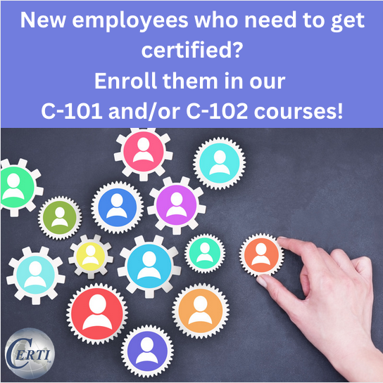 New employees who need to get certified?  Look no further than CERTI's C-101: Entry Level Measurement and C-102: Entry Level Mitigation course!
Includes free Exam Prep!📝
#CERTI #radon #radontraining
certi.us/cms/radon-trai…