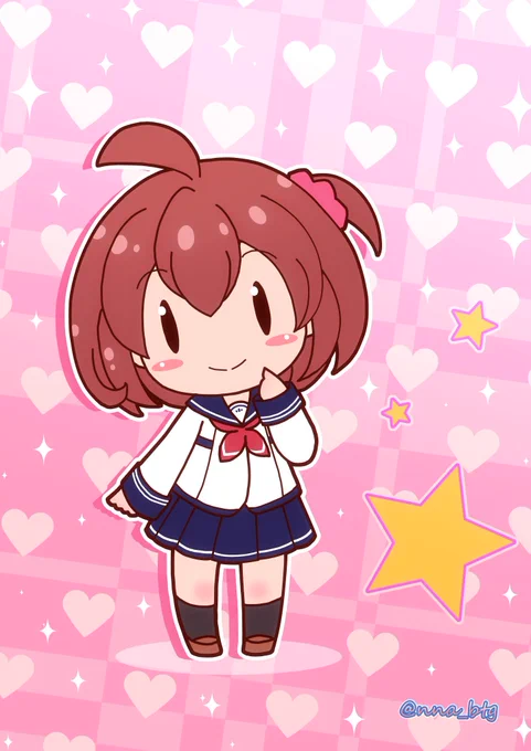 シンプルミリペン描きみきちゃん#バトガ #バトルガールハイスクール#星月みき 