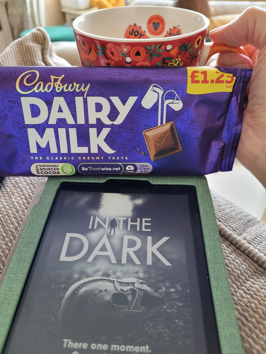 JoolsCa's tweet image. Tay ✅️, chaklit ✅️ In the Dark by the fabulous @ClaireAllan ✅️ I'm going in!! #shitethetights