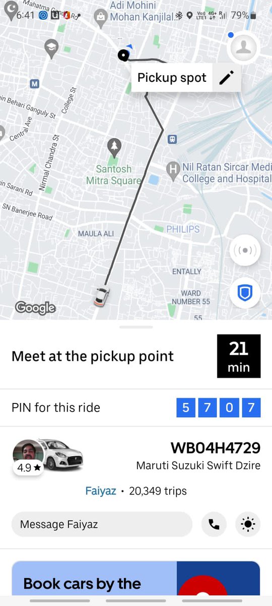 sagnik_08's tweet photo. @Uber @Uber_Support @Uber_India 
This is so pathetic from your end. With our train on the line your driver just cancelled the ride at the last moment after making us wait for over half an hour. He did this even after i had called and requested him not to cancel at the last moment https://t.co/9tcdJhnDW5