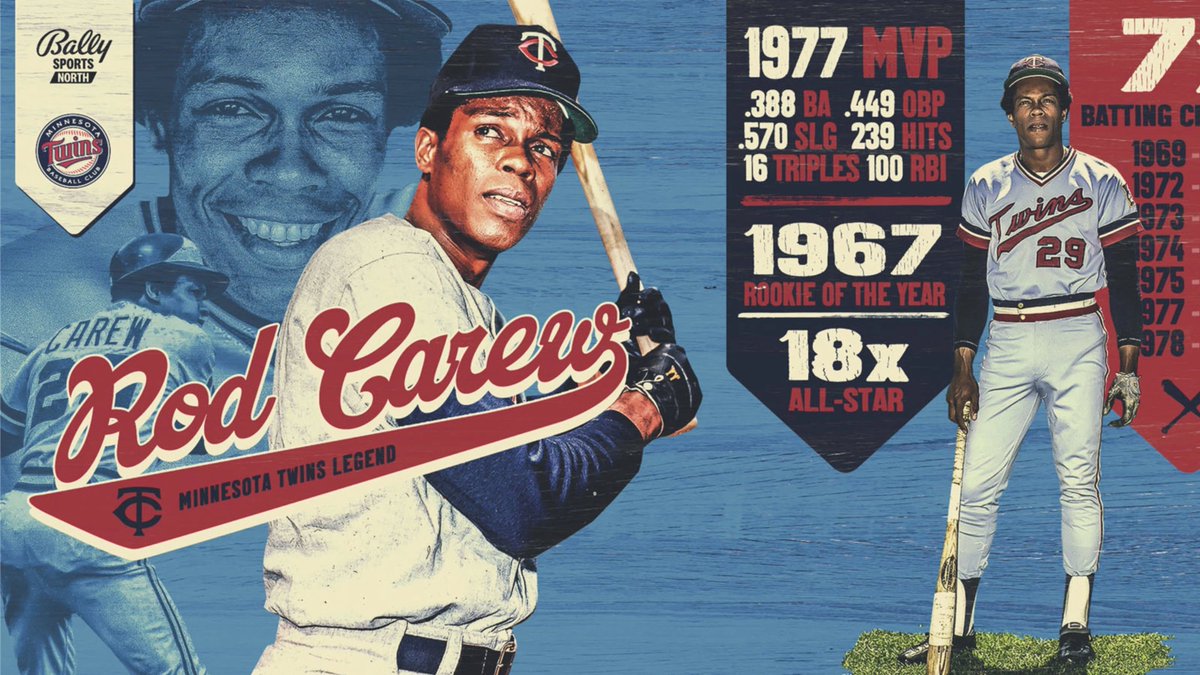 BeautyOfAGame's tweet photo. 🔥⚾️🎨 #TBThursday to 2021 when @BallySports led off an article on Rod Carew's then-new Twitter account with one absolutely beautiful graphic. @RodCarew_29
#BaseballArt #SportsArt #SportsDesign #BaseballDesign https://t.co/4pD7sDLYyT