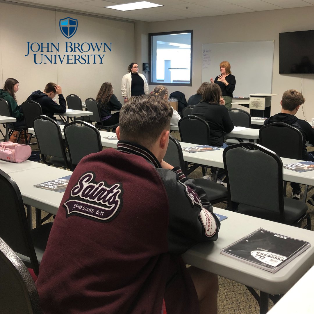 hcasaints's tweet image. HCA is in partnership with John Brown University for providing college dual credit coursework on our HCA campus!  JBU met with these senior Saints today who are currently earning college credit through Harvest &amp;amp; JBU!
#dualcredit #JBU #hcasaints #hcaseniors2023