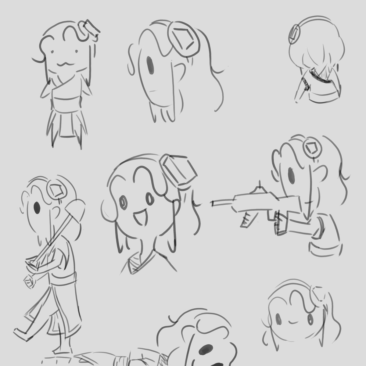 DGS_Brownie's tweet photo. Just some quick doodles
#Doodles #doodle #digitaldoodle #digitalart #art #sketch #sketches #dailyart2023 https://t.co/RYQzaaENh7