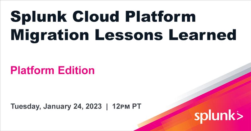 BlueVoyant's tweet photo. Tune in to this BlueVoyant and @splunk webinar next week to learn the essential technical details required for a smooth migration to Splunk Cloud. Learn more here: https://t.co/iOLx6h1XuE
#splunkcloud #splunkcloudmigration https://t.co/ZhbHAaTQRn