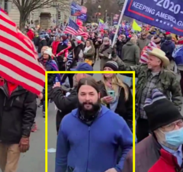 PLEASE RETWEET

#Consequences
#Jan6thInsurrection 

#FBI is seeking to identify this person involved at the U.S. Capitol on January 6, 2021.

If this person looks familiar call 1-800-225-5324 to submit information.

Reference # 493 AFO