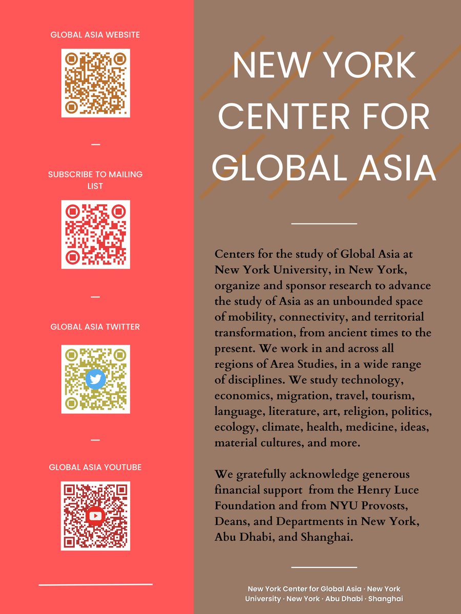 New York Center for Global Asia (@globalasianyu) on Twitter photo 