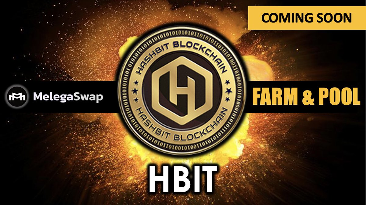 meleganza's tweet photo. 🔥NEW UPCOMING LISTING🔥
🤩HashBit Blockchain (HBIT) Farms &amp; Pools on #MelegaSwap 

🚀Spread the news &amp; join $MARCO #airdrops 🤑

✅Follow @meleganza 
✅Follow @HashBitorg 
✅Visit https://t.co/Crpe3PDvZZ
✅Like+RT+ #melega 

Post Proof + Bep20 address 👉https://t.co/RVgqmFddIA https://t.co/bC0VB4vRob