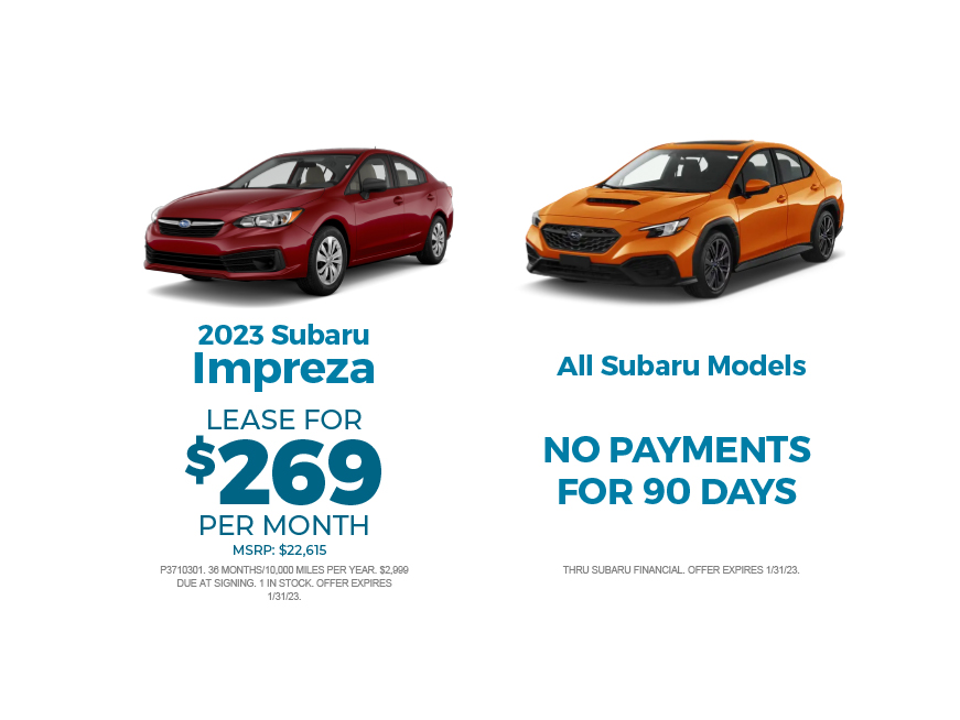 SubaruofDayton's tweet photo. All Subaru Models No Payments for 90 Days during the Lowest Prices of the Season Sale Event at Subaru of Dayton.
Shop here 👉 https://t.co/Htc3a96v70 https://t.co/FbB7uzUClV