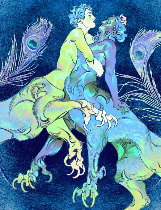 QRT with your blue art   