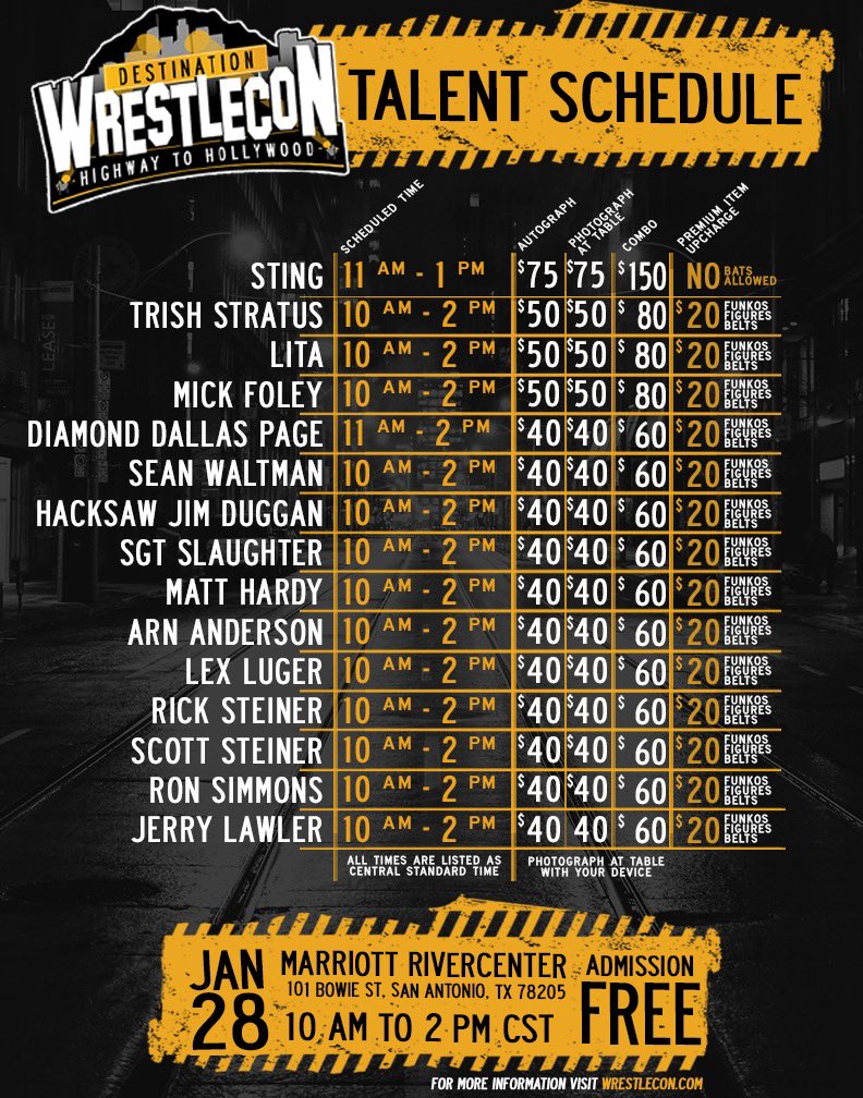 WrestleCon - Detroit - August 4 & 5 on Twitter: "We’re just over one week away from our Pop-Up