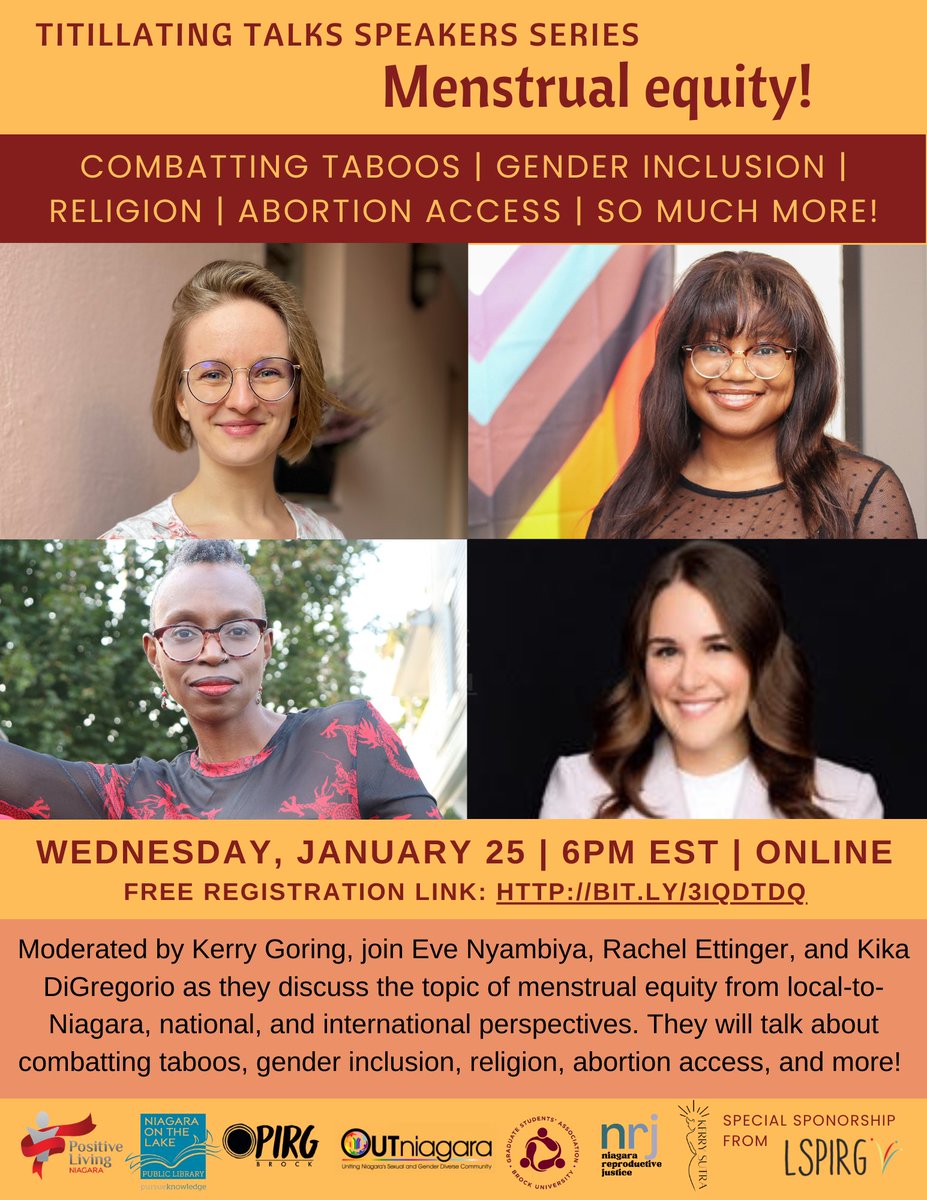 Next week w/ @BrockOPIRG 🩸📢 #menstrualequity #cdnpoli