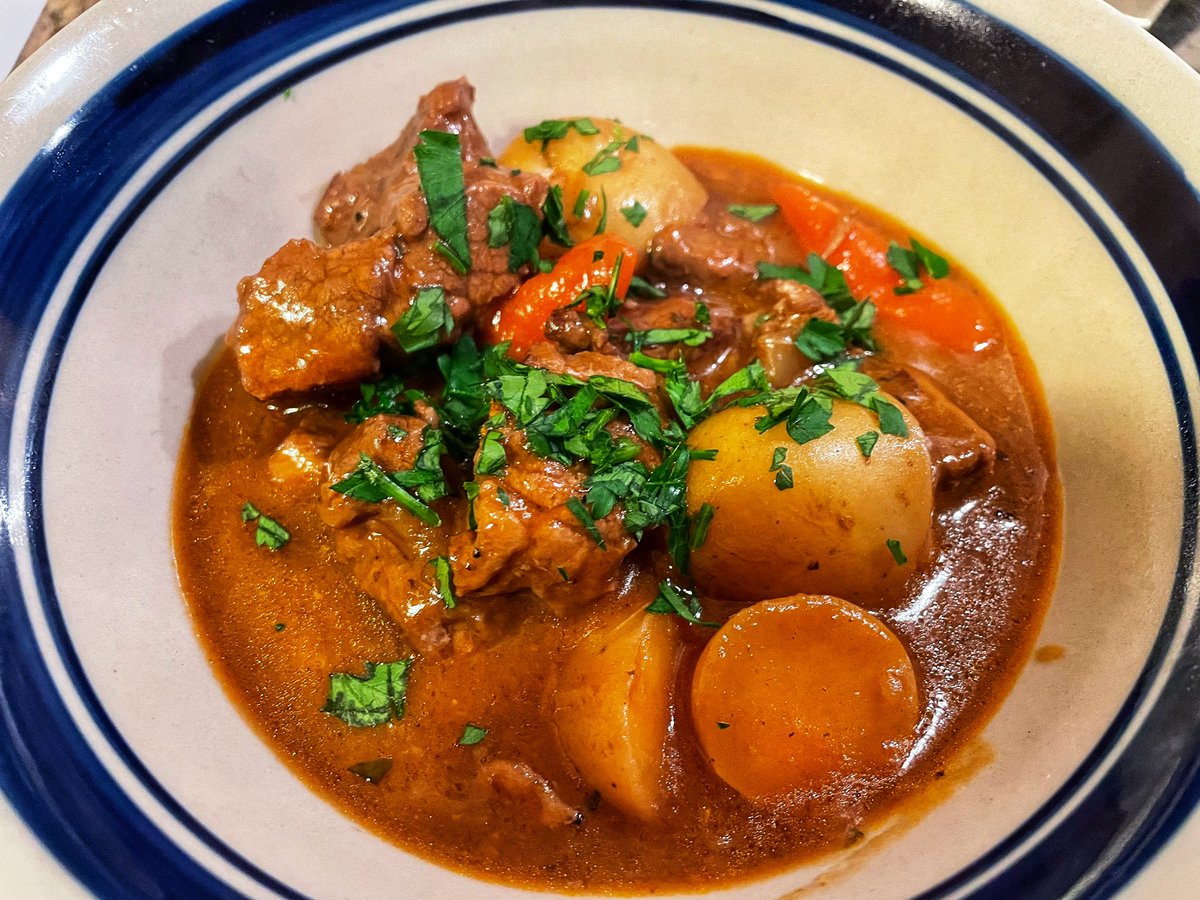 Grasspender's tweet photo. Winner winner beef stew dinner #homemade #YanCanCook https://t.co/5TpN0y6VEB