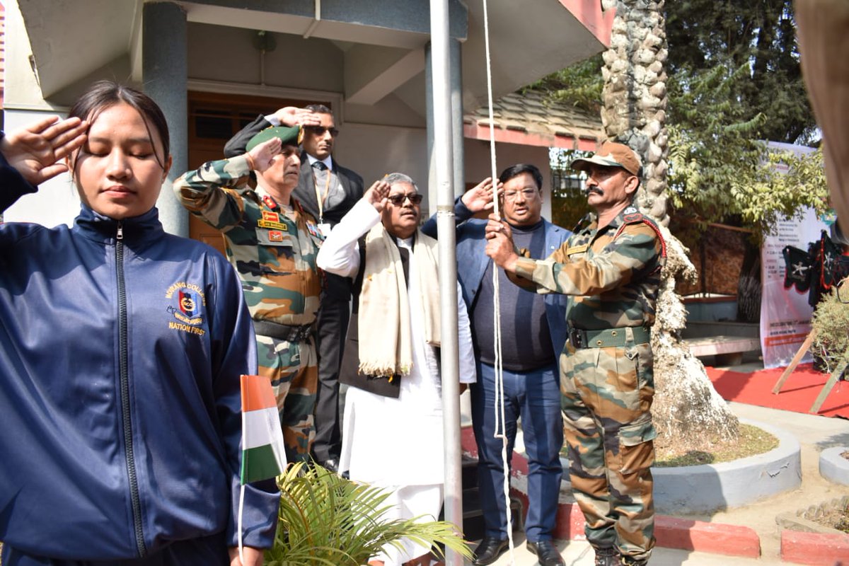 Spearcorps's tweet photo. #IGAR(South) @Spearcorps conducted various events as part of #IconicWeekCelebrations across Manipur. Celebrations commenced at INA Museum, Moirang in Manipur on 17 Jan 23 where First Indian Flag was hoisted by #IndianNationalArmy.
@ADGPI
@EasternComd
@official_dgar https://t.co/npqwuT713u