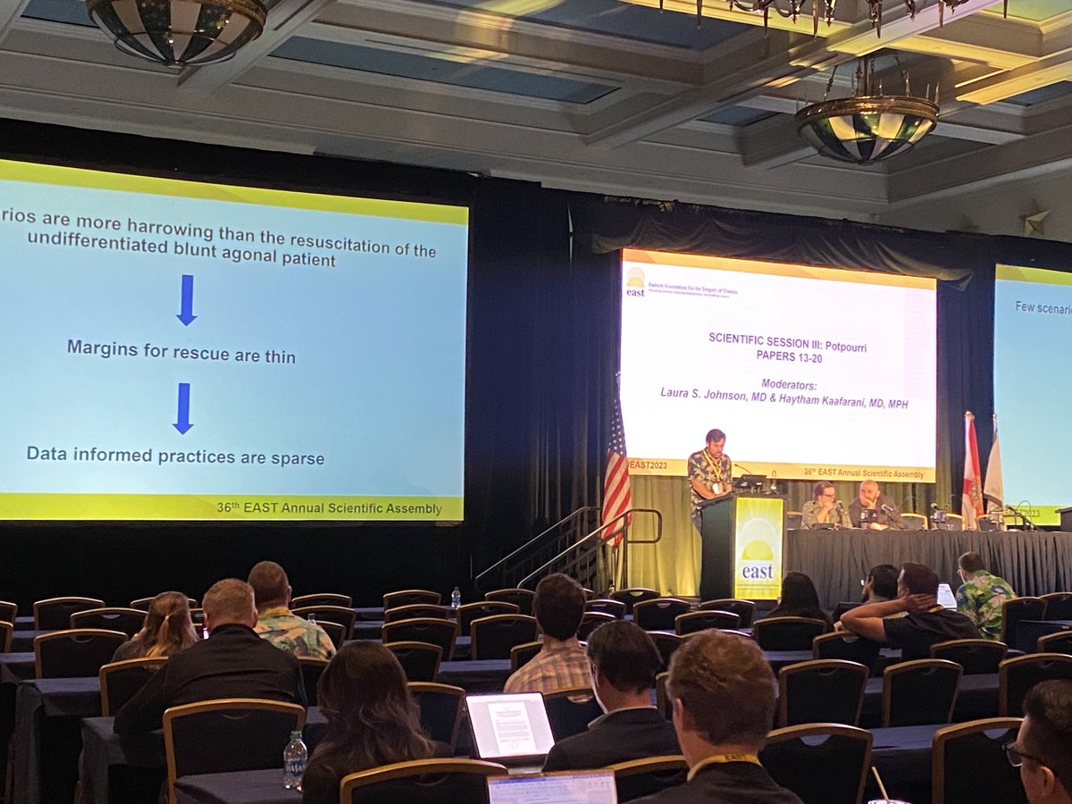Awesome to see our In The Arena hosts in person! ⁦<a href="/JeremyHLevin/">Jeremy H Levin</a>⁩ ⁦<a href="/EAST_TRAUMA/">EAST</a>⁩ #traumaeducation #EAST2023