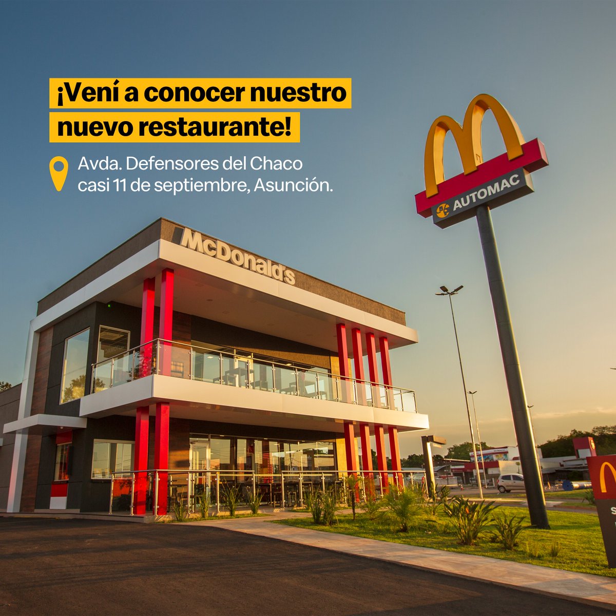 ¿Ya conocés nuestro nuevo restaurante de Abasto? 👀⁣ 📍 ¡Te esperamos para disfrutar de tus hamburguesas favoritas y de las papas más famosas del mundo! 🍔🍟🥤😍⁣