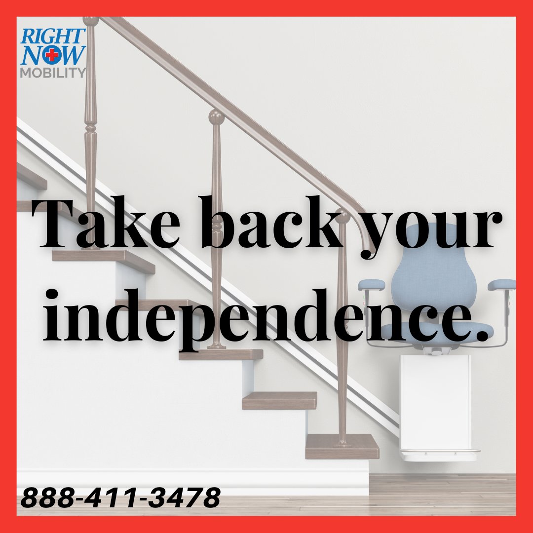 rightnowmob's tweet photo. If you're in long-term recovery for illness or injury, you may find that you can’t safely access all parts of your home. We offer in-home and virtual consultations to quickly provide the best #mobilitysolutions for you. Call or text 888-411-3478 to learn more. #stairlift #ltr https://t.co/i1FWhriaW7