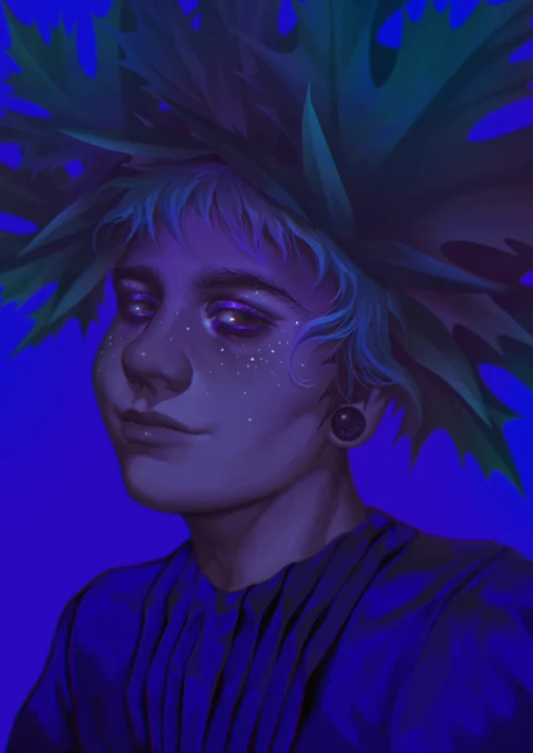 QRT with your blue art  