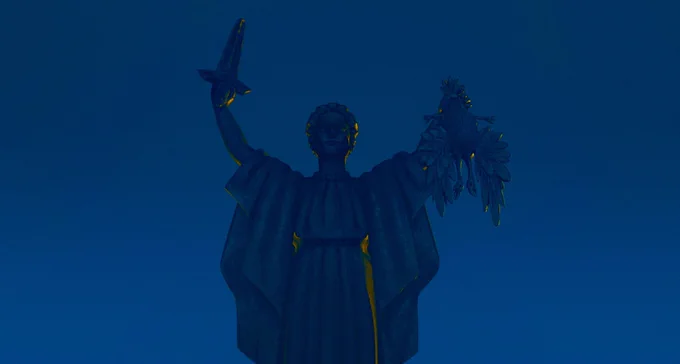 QRT with your blue art  