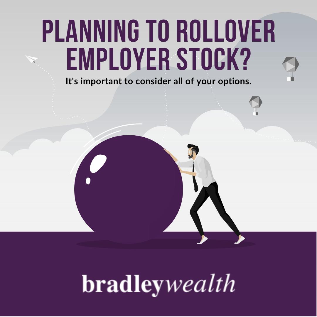BradleyWealth's tweet image. Many executives move their stock into an eligible retirement plan. While this can be a sound strategy for many, there are tax implications worth considering. If you would like to discuss your options, we are happy to have a conversation.

#SignatureServiceExperience #LifePlanning