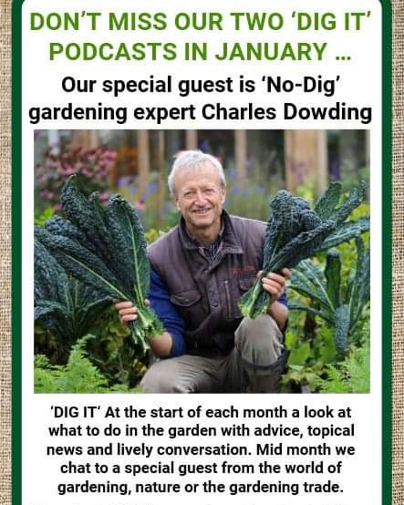 A quick shout out for #BuckinghamGardenCentre #DigIt #podcast with our special guest #nodig @charlesdowding @HTAnews @gardenorganicuk @mrfothergill @ChilternMusic @acast @AlanEDown @GTNXTRA #gardenmediaguild @JekkasHerbFarm @The_RHS