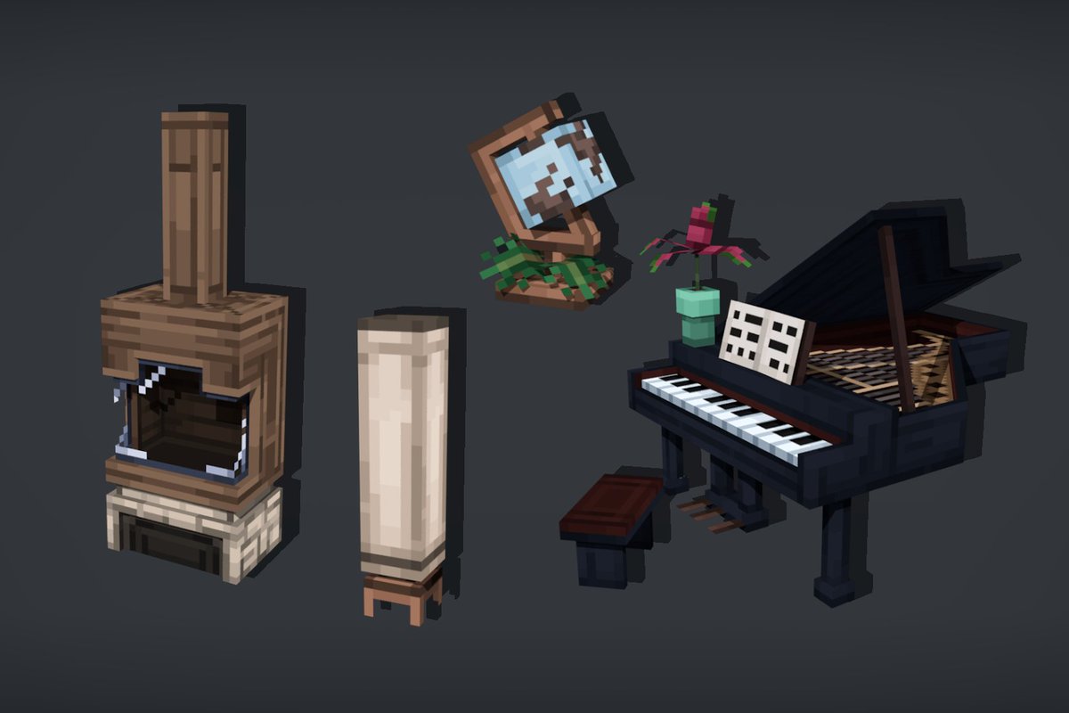 ArthurBn (@arthurbn5) on Twitter photo The indoor furnitures made for Holiday Resort from
<a href="/CrackedCubes/">CrackedCubes</a>.
#minecraft #3d #3dmodel #pixelart #lowpoly #blockbench The indoor furnitures made for Holiday Resort from
<a href="/CrackedCubes/">CrackedCubes</a>.
#minecraft #3d #3dmodel #pixelart #lowpoly #blockbench
