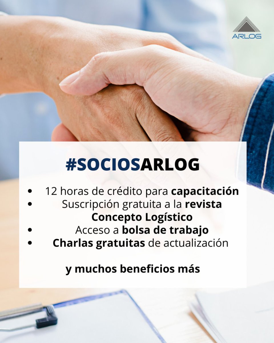 👉Ya sos socio #ARLOG?
Ser socio #ARLOG es pertenecer a una de las entidades de profesionales más reconocida en la región, permitiendo participar en la generación de proyectos y opiniones que contribuyen a la excelencia de la materia logística.