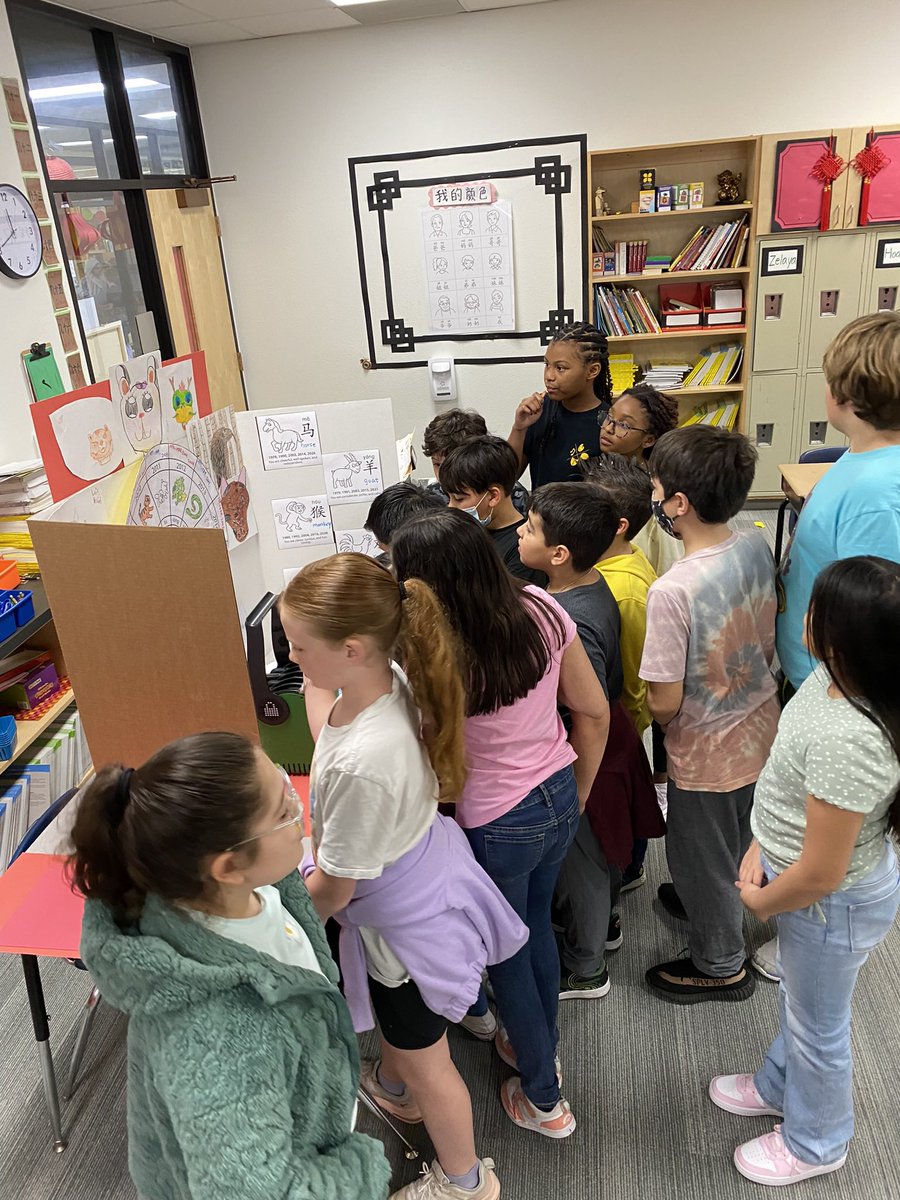 MsFangChinese's tweet photo. Collaborative learning and presenting encourages more engagement, support and interest!Students @GunnJHAcademy and @JonesAcademy1 exploring the language and culture lesson on Chinese ( Lunar) New Year! 新年快乐��🏮🏮🧧😄😄 https://t.co/s4HUbwuqh5