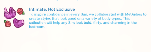 MuirDragonne's tweet photo. The Sims team collaborated with @MeUndies for the #SimtimatesCollectionKit! Nice collaboration! They're a very LGBT+ friendly company AND body positive as well! https://t.co/cJZMkywLKT