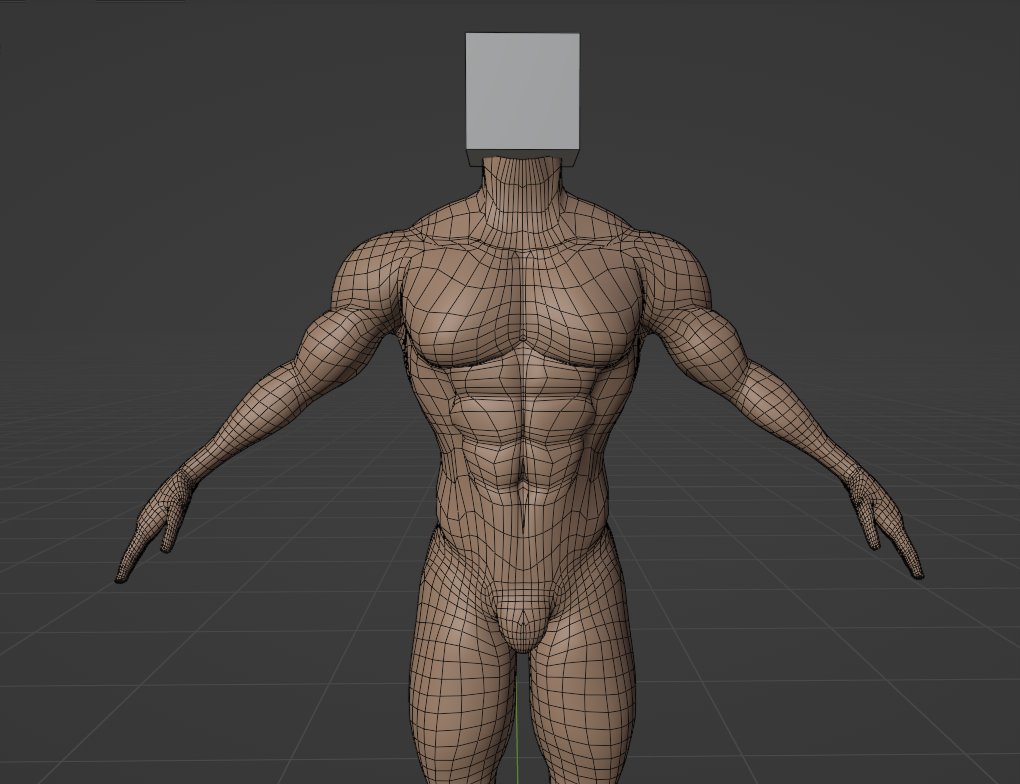 fire_wacky's tweet photo. WIP new main avatar!!
Also going to turn this into a base, with customizable options.
#3dart #vrchatmodels #topology #humanmodel #3dhuman #3davatar #humanavatar #body3d #blender #blender3d #wip https://t.co/FY67wH9TAT