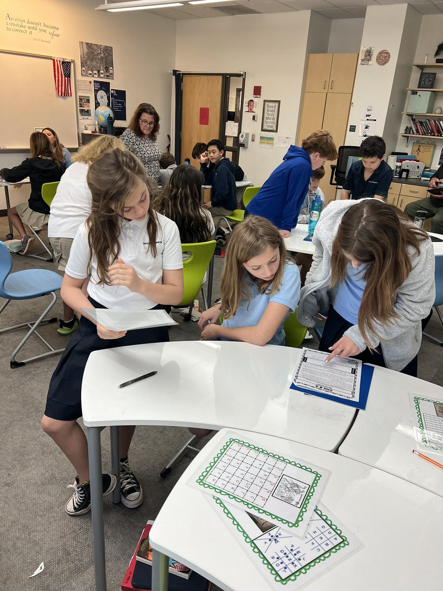 campbellMVPS's tweet photo. G6 flexing their inquiry muscles and solving a #breakoutedu puzzle on the ancient Mayan civilizations #mvmiddle #mvlearns @TheMVSchool https://t.co/TY14PAfgXh